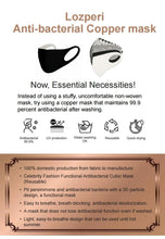 Load image into Gallery viewer, COPPER MASK 5PCS SET CM001