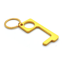 Load image into Gallery viewer, Touch-less Door Opener Keychain PMK001 GOLD
