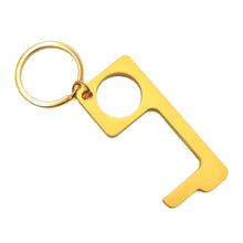 Load image into Gallery viewer, Touch-less Door Opener Keychain PMK001 GOLD
